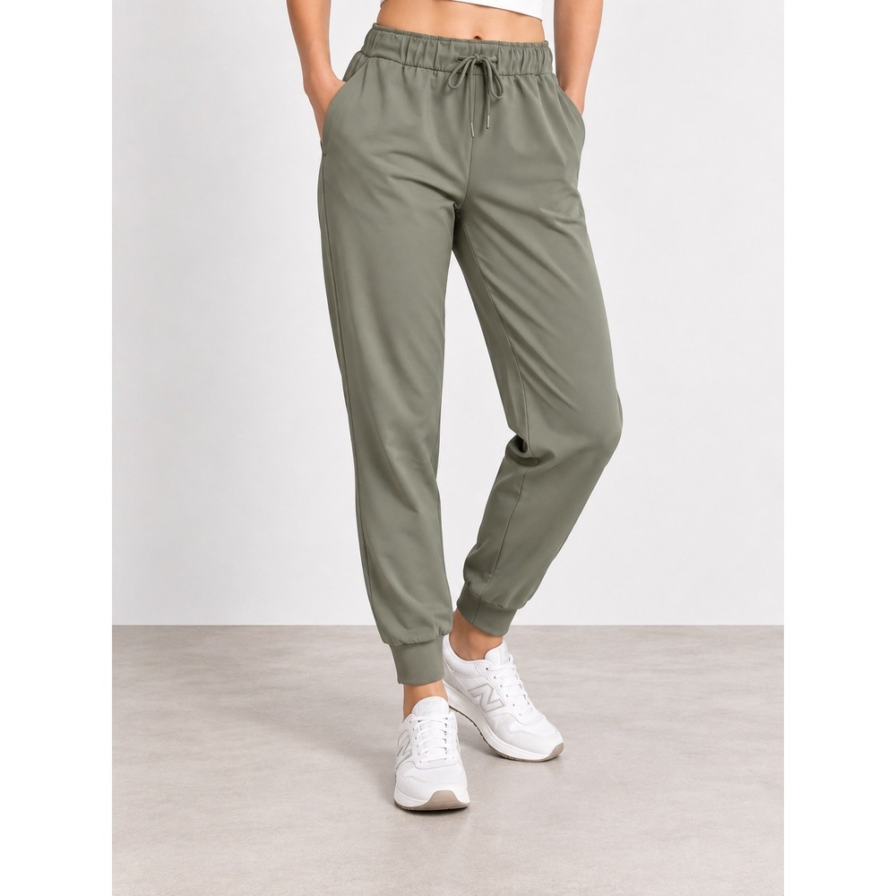 Lululemon On the Fly Jogger Women 10 Sage Green Athleisure Gorpcore Minimalist